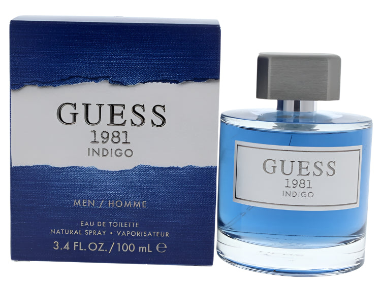 GUESS 1981 INDIGO By GUESS For Men EDT Spray 3.4 FL.OZ