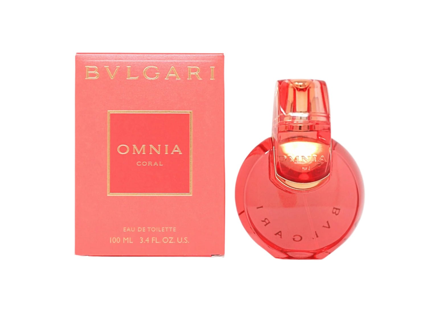 BVLGARI OMNIA CORAL by BVLGARI EDT SPRAY 3.4 FL.OZ FOR WOMEN