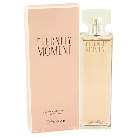 ETERNITY MOMENT Eau De Parfum Spray 3.4 FL.OZ By CALVIN KLEIN FOR WOMEN