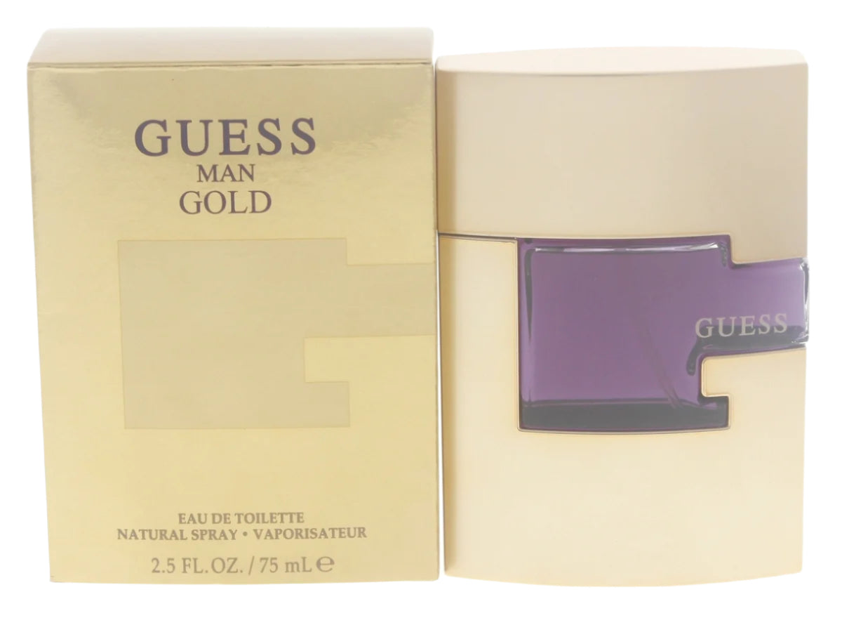 GUESS MAN GOLD BY GUESS For Men EDT Spray 2.5 FL.OZ