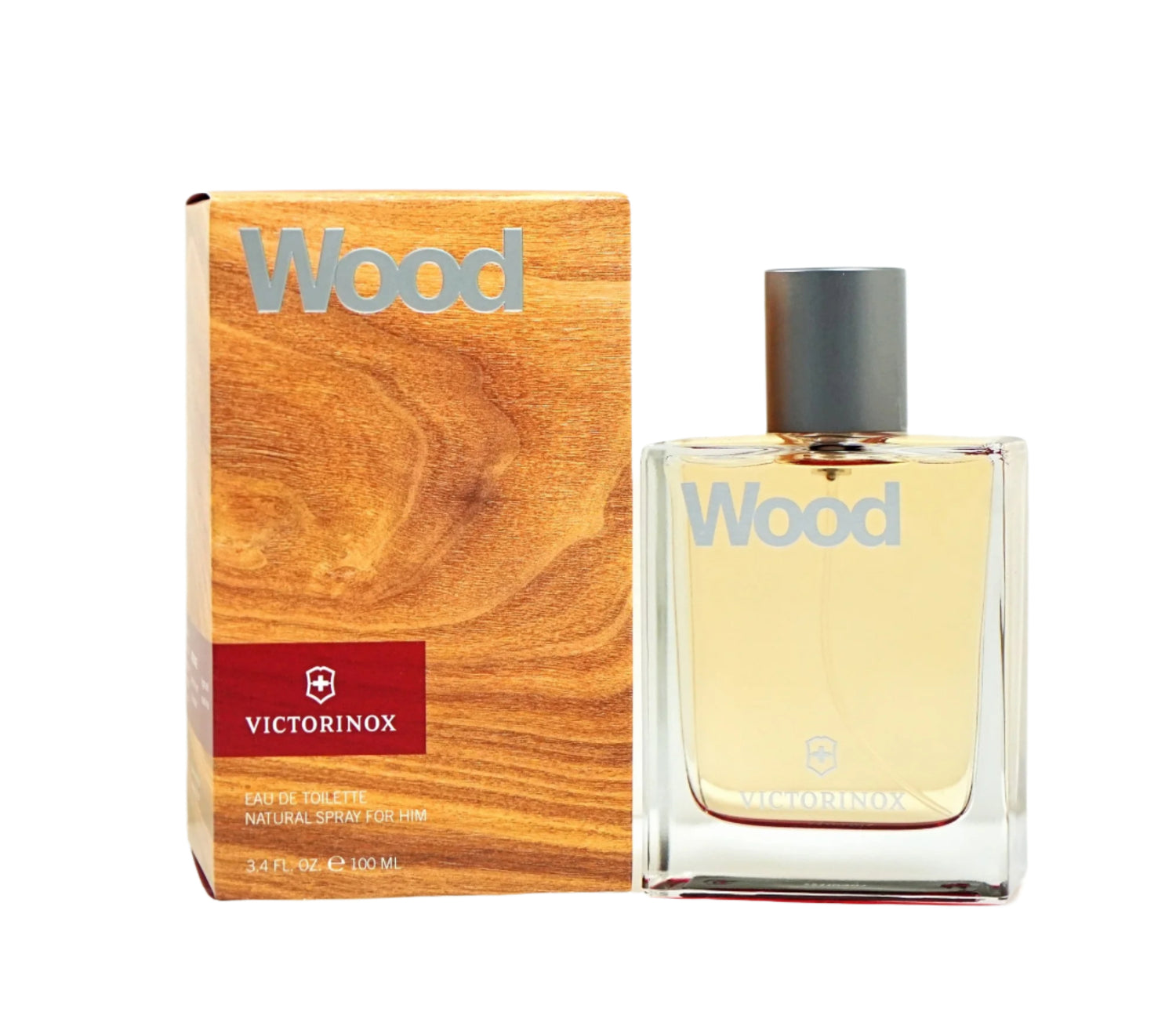 SWISS ARMY Victorinox Wood By VICTORINOX FOR MEN EDT SPRAY 3.4 FL.OZ