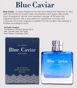 SYREN Blue Caviar Pour Homme for Men3 fl.oz  EDT Spray: Unique Moving Beads