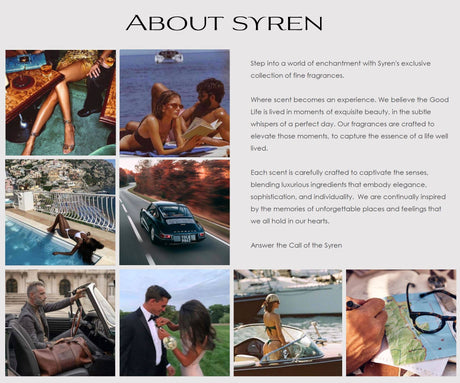 SYREN Black Caviar Paradiso Pour Homme for Men 3 fl.oz EDP Spray: Unique Moving Beads