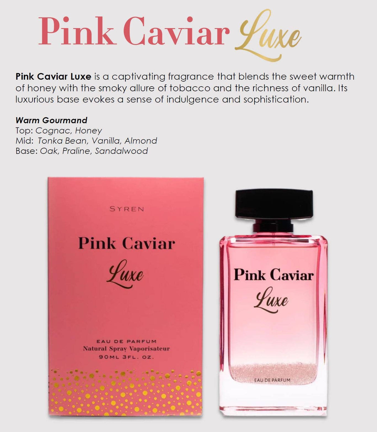 SYREN Pink Caviar Luxe - Women's Eau de Parfum (90ml)
