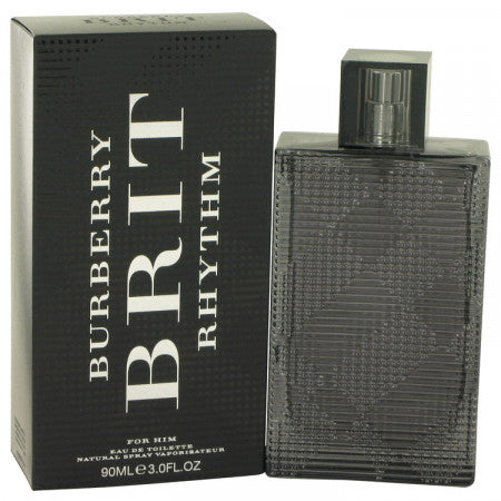 Burberry Brit Rhythm Eau De Toilette Spray By Burberry For Men 3.0 FL.OZ