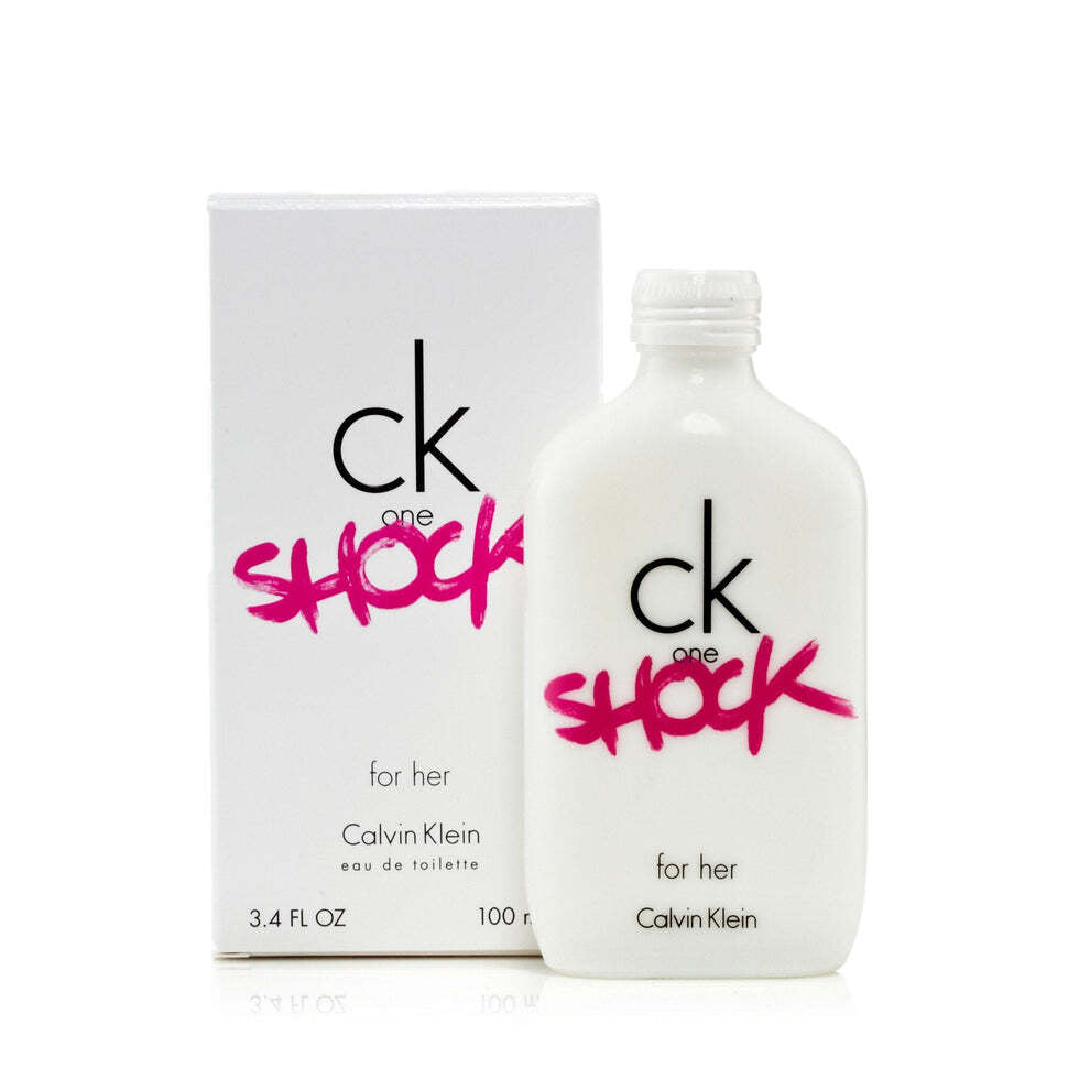 CK ONE SHOCK FOR HER Eau De Toilette Spray 3.4 FL.OZ By CALVIN KLEIN FOR WOMEN