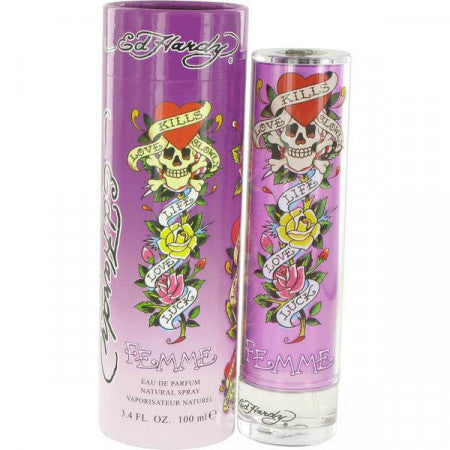 ED HARDY FEMME By Christian Audigier 3.4 FL.OZ EDT SPRAY FOR WOMEN