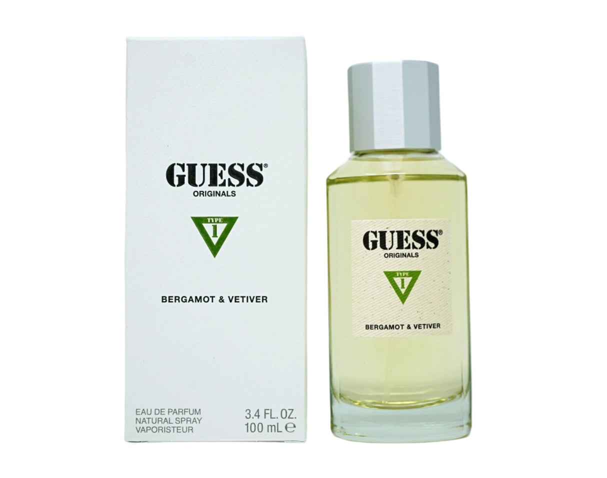 Guess Originals Type 1 Bergamot and Vetiver BY GUESS  EDP Spray 3.4 FL.OZ
