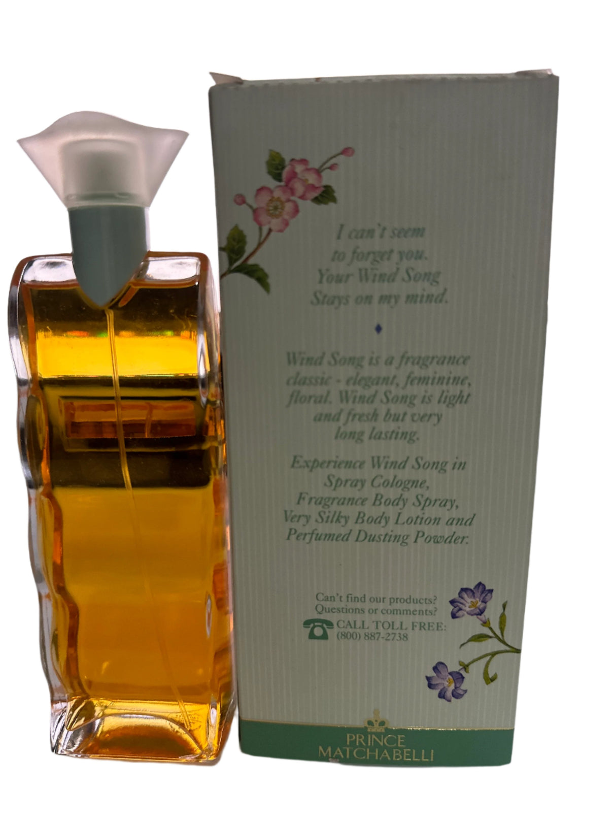 WIND SONG By PRINCE MATCHABELLI FOR WOMEN EDC SPRAY 3.2 FL.OZ