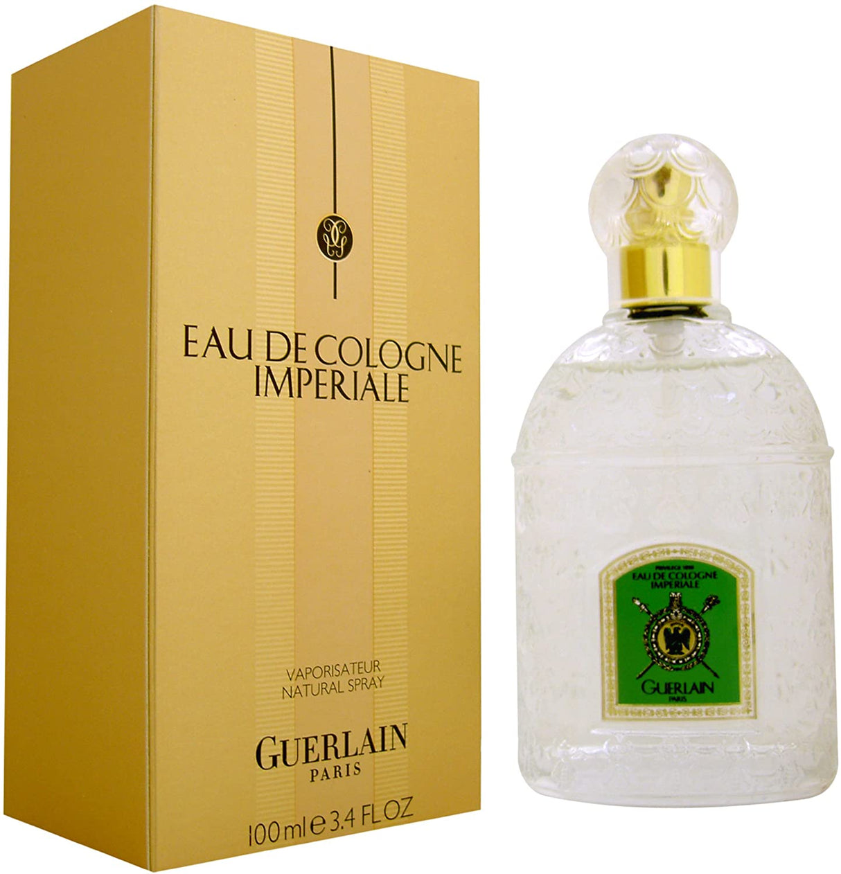 EAU DE COLOGNE IMPERIALE By GUERLAIN FOR MEN SPRAY 3.4 FL.OZ