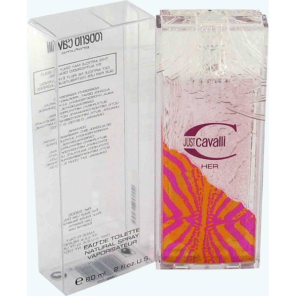 JUST CAVALLI HER By ROBERTO CAVALLI FOR WOMEN EDT SPRAY 2 FL.OZ