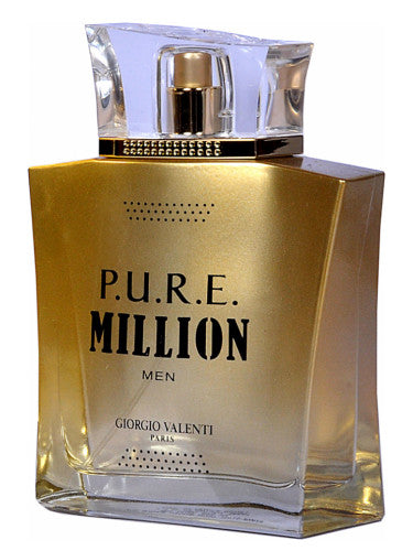 P.U.R.E. MILLION  BY GIORGIO VALENTI FOR MEN EDT SPRAY 3.3 FL.OZ