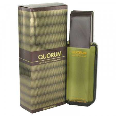 QUORUM By Antonio Puig FOR MEN EDT SPRAY 3.4 FL.OZ