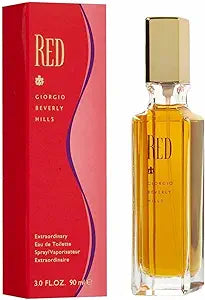 RED By GIORGIO BEVERLY HILLS For Women Eau De Toilette Spray 3.0 FL.OZ