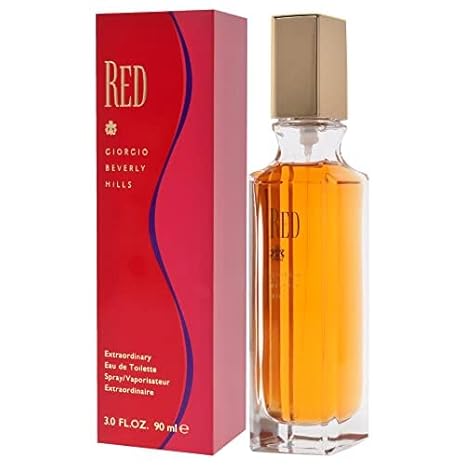 RED By GIORGIO BEVERLY HILLS For Women Eau De Toilette Spray 3.0 FL.OZ