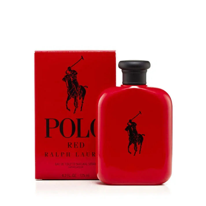 POLO RED By RALPH LAUREN FOR MEN EDT SPRAY 4.2 FL.OZ