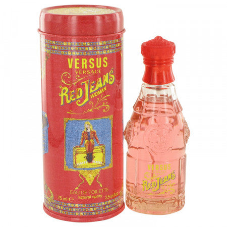 VERSACE RED JEANS By VERSACE FOR WOMEN Eau De Toilette Spray 2.5 FL.OZ