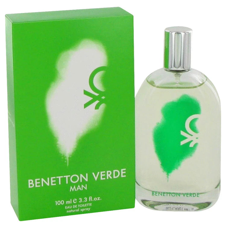 BENETTON VERDE MAN By BENETTON FOR MEN Eau De Toilette Spray 3.3 FL.OZ