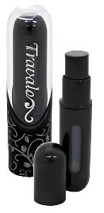 Travalo Refillable Perfume Travel Atomizer By Travalo, Airline Approved Black 0.17oz (Fragrance Not Included)