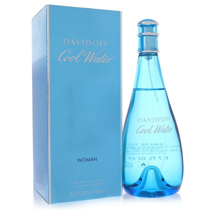 COOL WATER By DAVIDOFF For WOMEN EDT SPRAY 6.7 FL.OZ