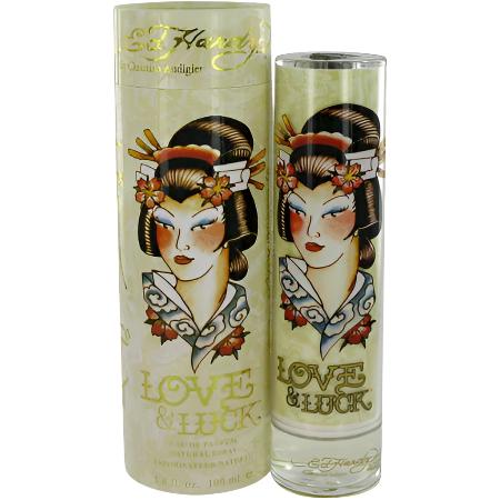 ED HARDY LOVE & LUCK By Christian Audigier 3.4 FL.OZ EDP SPRAY FOR WOMEN