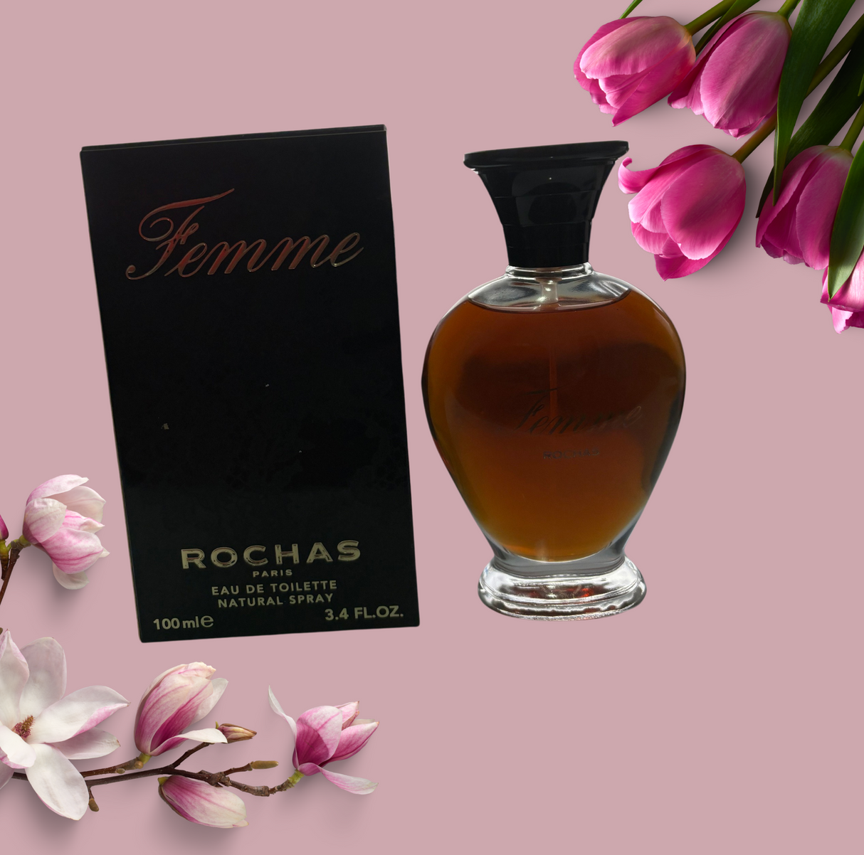 FEMME By ROCHAS FOR WOMEN EDT SPRAY 3.4 FL.OZ