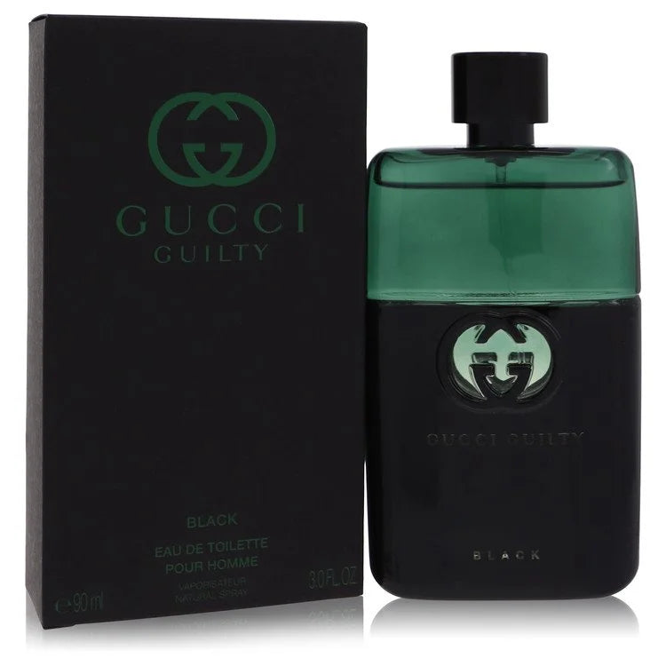 GUCCI GUILTY BLACK By GUCCI For MEN EDT SPRAY 3 FL.OZ