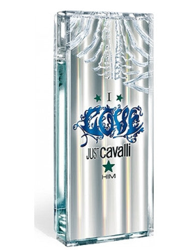 I LOVE JUST CAVALLI HIM By ROBERTO CAVALLI FOR MEN EDT SPRAY 2 FL.OZ