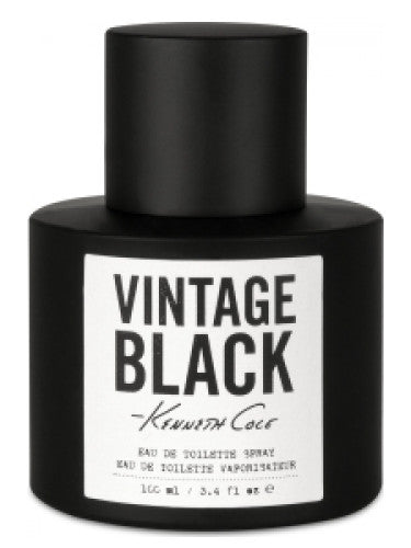 VINTAGE BLACK By KENNETH COLE For MEN EDT Spray 3.4 FL.OZ