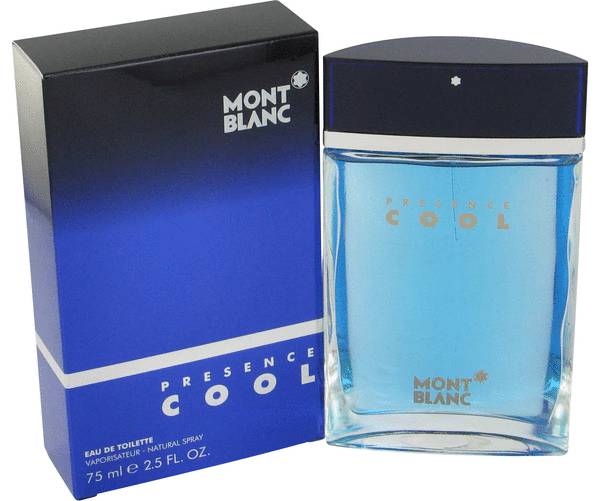 PRESENCE COOL By MONT BLANC FOR MEN EDT SPRAY 2.5 FL.OZ