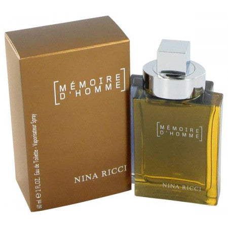 MEMOIRE D'HOMME By NINA RICCI For MEN EDT Spray 3.3 FL.OZ