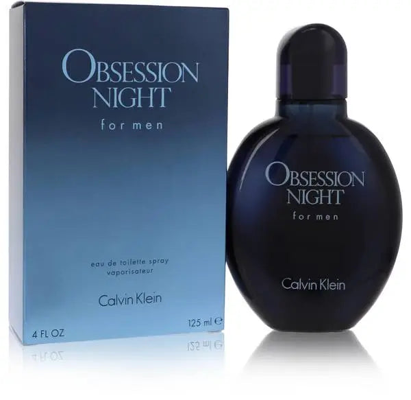 OBSESSION NIGHT Eau De Toilette Spray 4.0 FL.OZ By CALVIN KLEIN FOR MEN