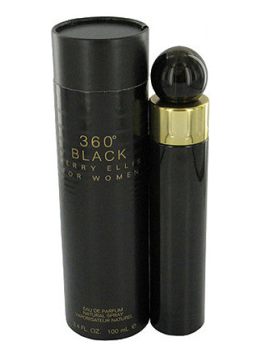 360 BLACK By PERRY ELLIS FOR WOMEN EDP SPRAY 3.4 FL.OZ