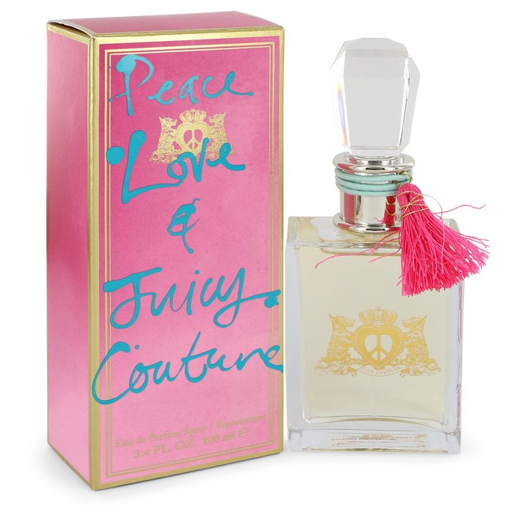 PEACE LOVE & JUICY COUTURE By JUICY COUTURE FOR WOMEN EDP Spray 3.4 FL.OZ