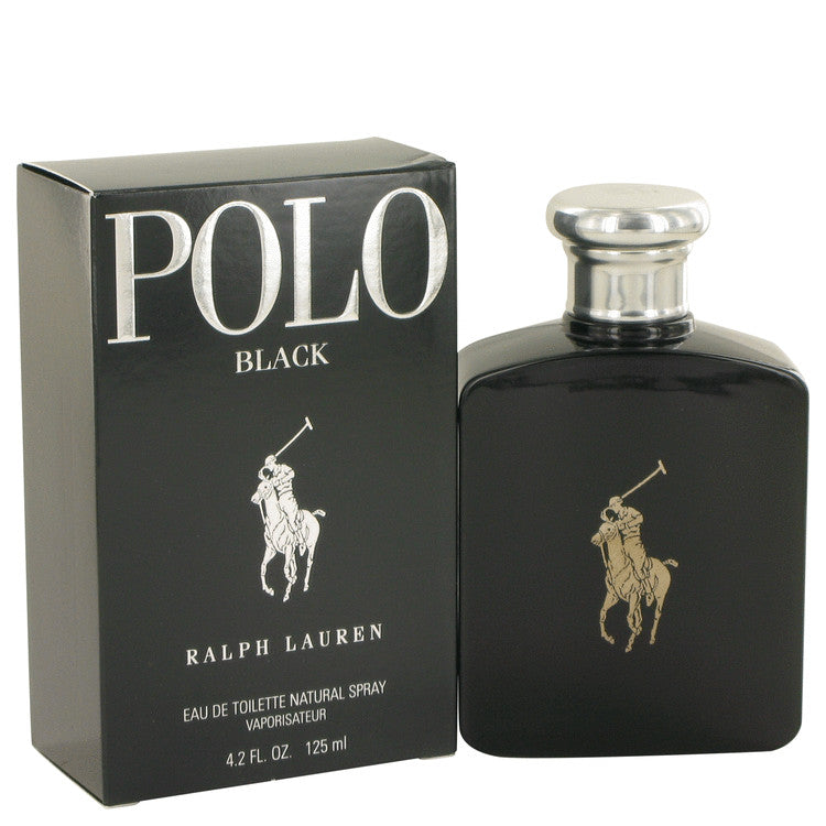 POLO BLACK By RALPH LAUREN FOR MEN EDT SPRAY 4.2 FL.OZ