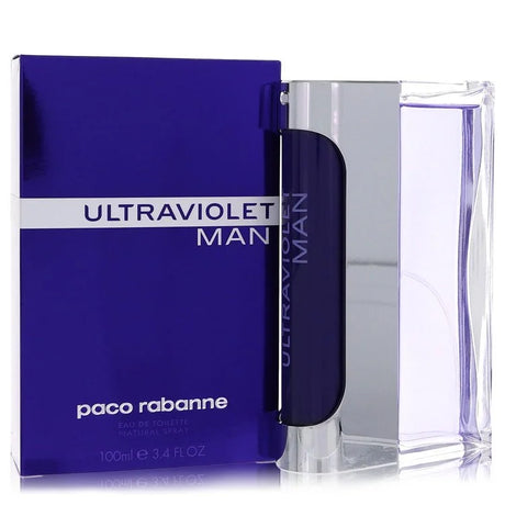 ULTRAVIOLET MAN By PACO RABANNE FOR MEN EDT SPRAY 3.4 FL.OZ