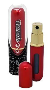 Travalo Refillable Perfume Travel Atomizer By Travalo, Airline Approved Red 0.17oz (Fragrance Not Included)