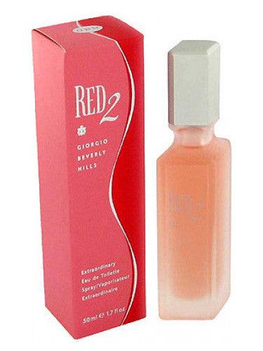 RED 2 By GIORGIO BEVERLY HILLS For Women EDT Spray 1.7 FL.OZ