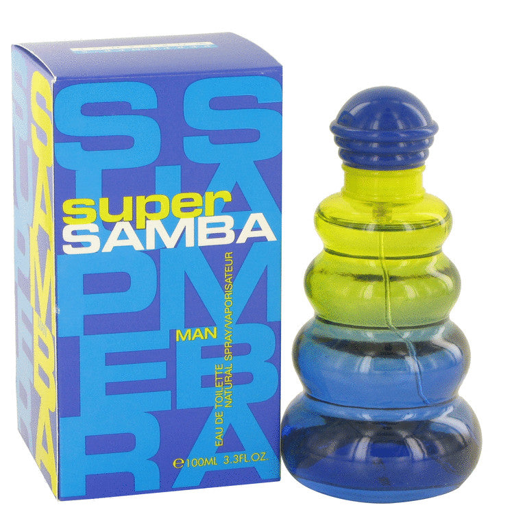 SUPER SAMBA By PERFUMERS WORKSHOP FOR MEN EDT SPRAY 3.3 FL.OZ